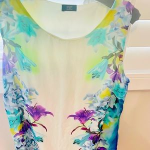 Gorgeous floral print chiffon summer dress